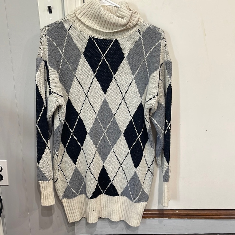 Plaid sweater dress :)